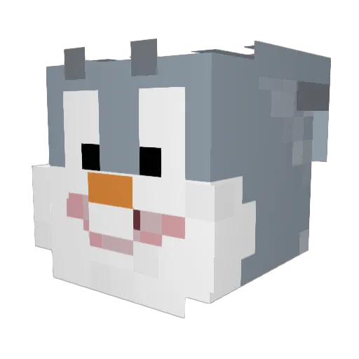 CrazyCaseyy Minecraft avatar head, 3D render