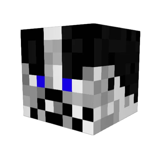 CrazyChris010 Minecraft avatar head, 3D render
