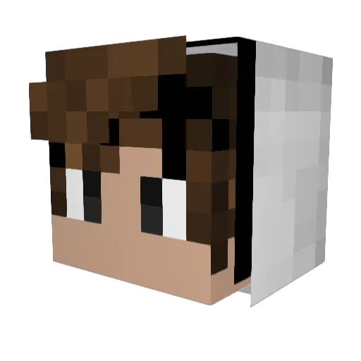 CrazyDanGer Minecraft avatar head, 3D render