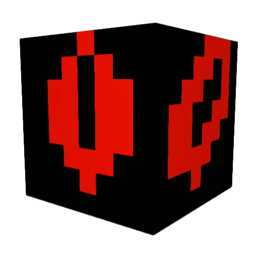 CrazyDemon1208 Minecraft avatar head, 3D render