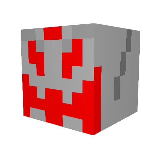 CrazyDillon Minecraft avatar head, 3D render