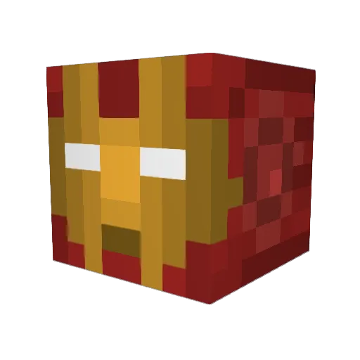 CrazyDude1711 Minecraft avatar head, 3D render