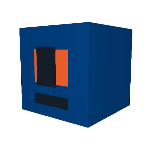 CrazyGamer4862 Minecraft avatar head, 3D render
