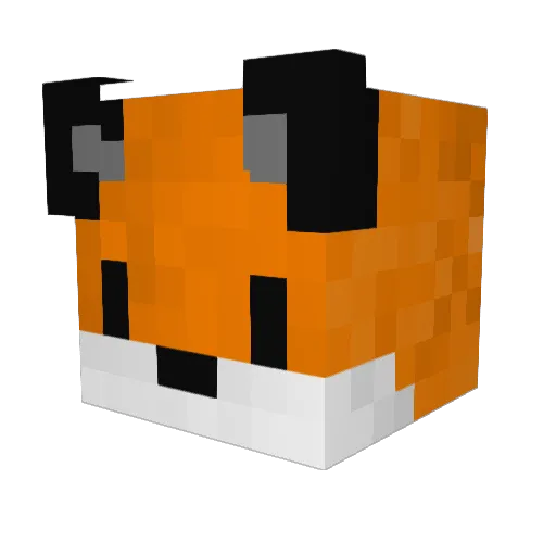 CrazyGinger42 Minecraft avatar head, 3D render