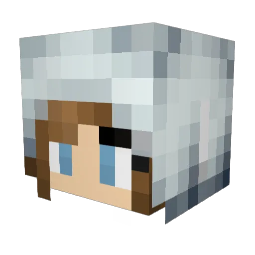 CrazyGirl_96 Minecraft avatar head, 3D render