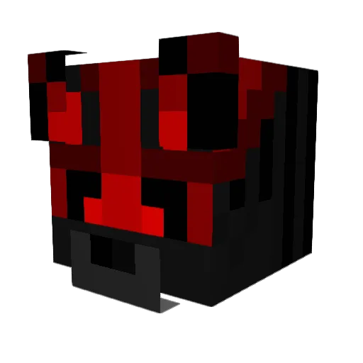 CrazyJaeger0w0 Minecraft avatar head, 3D render
