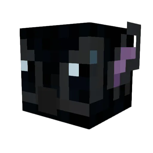 CrazyKibo Minecraft avatar head, 3D render