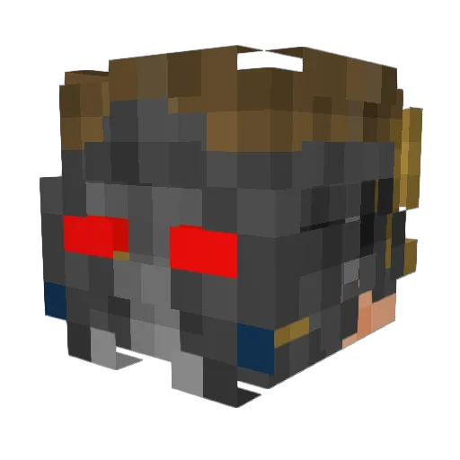 CrazyMonkey1772 Minecraft avatar head, 3D render