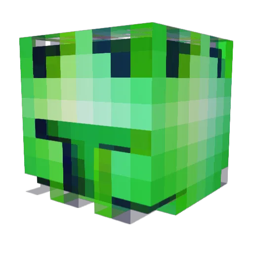 CrazyOnTheArc Minecraft avatar head, 3D render