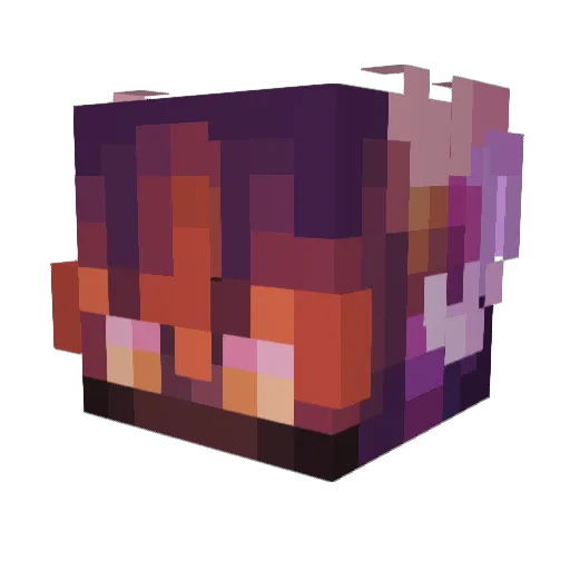 CrazyOscarus Minecraft avatar head, 3D render
