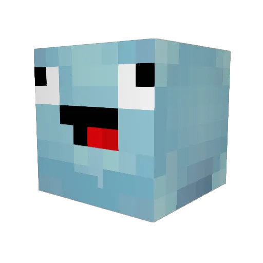 CrazyProulxJR Minecraft avatar head, 3D render