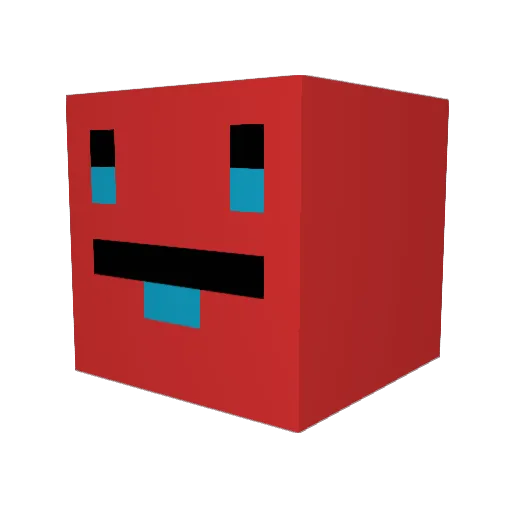 CrazySaddler909 Minecraft avatar head, 3D render