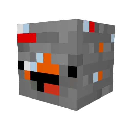 CrazySeanPC Minecraft avatar head, 3D render