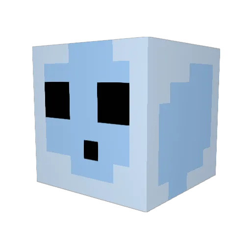 Crazy_4u Minecraft avatar head, 3D render