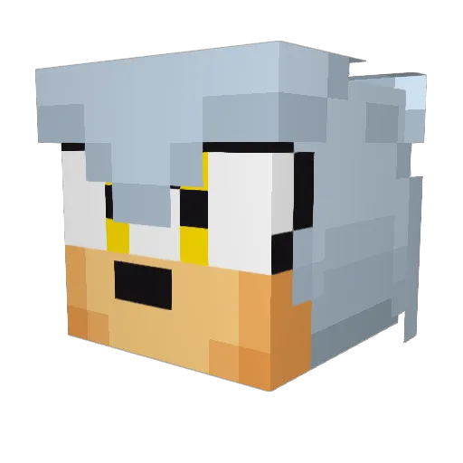 Crazy_Animator12 Minecraft avatar head, 3D render