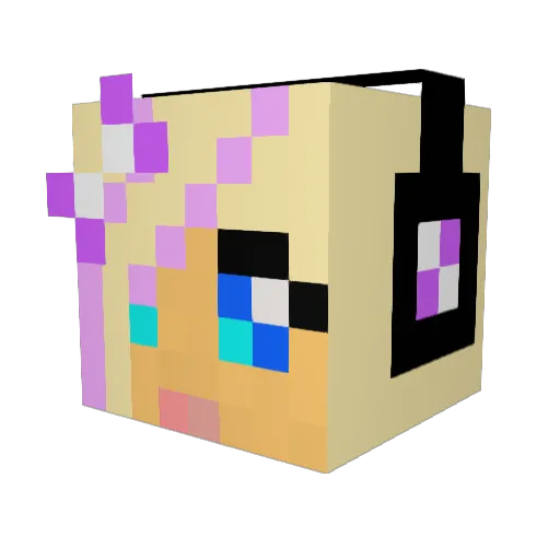 Crazy_Bacca7 Minecraft avatar head, 3D render
