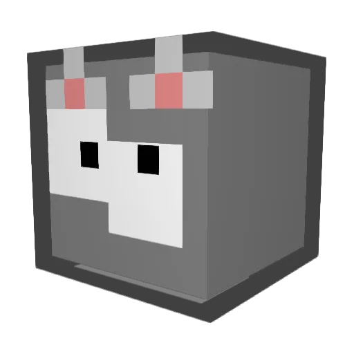 Crazy_Cat911 Minecraft avatar head, 3D render