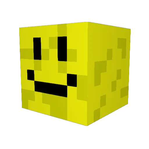 Crazy_Cheese Minecraft avatar head, 3D render