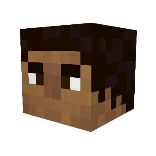 Crazy_Frog3 Minecraft avatar head, 3D render