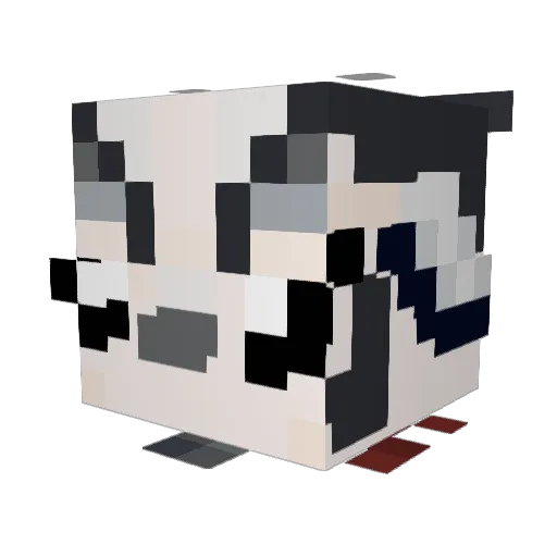 Crazy_Goat_Lady Minecraft avatar head, 3D render
