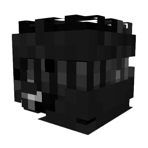 Crazy_Monster Minecraft avatar head, 3D render