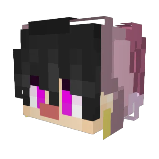 Crazy_X_Hunter Minecraft avatar head, 3D render