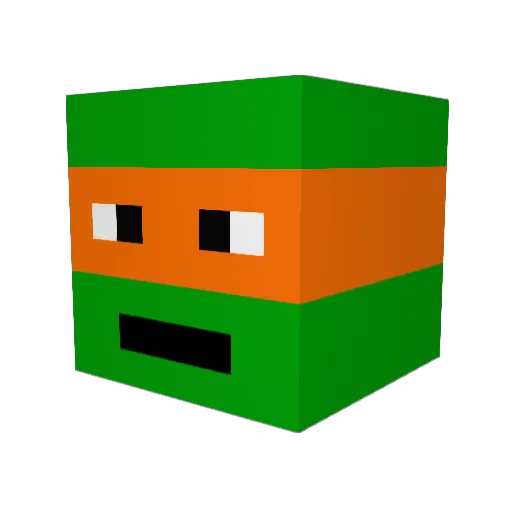 Crazy__Yoshi Minecraft avatar head, 3D render