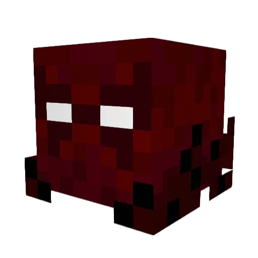 Crazycrit Minecraft avatar head, 3D render