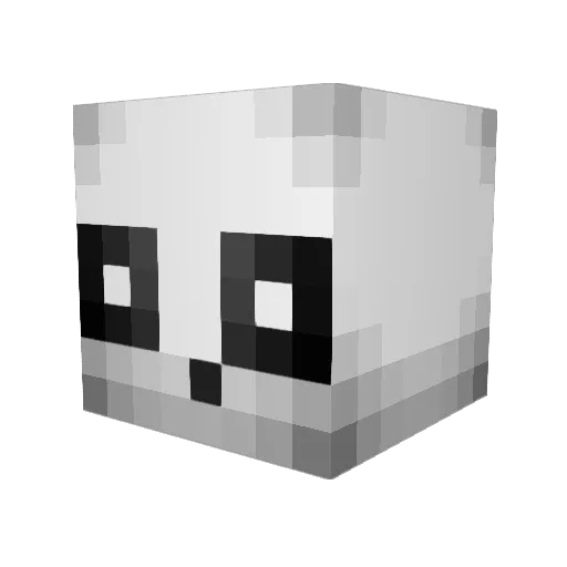 CrazyeToxic Minecraft avatar head, 3D render