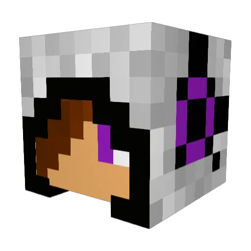 Crazyguy06 Minecraft avatar head, 3D render