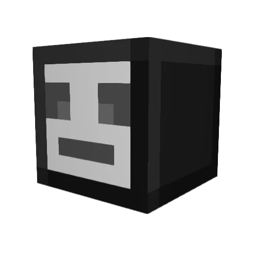 Crazykooky420 Minecraft avatar head, 3D render