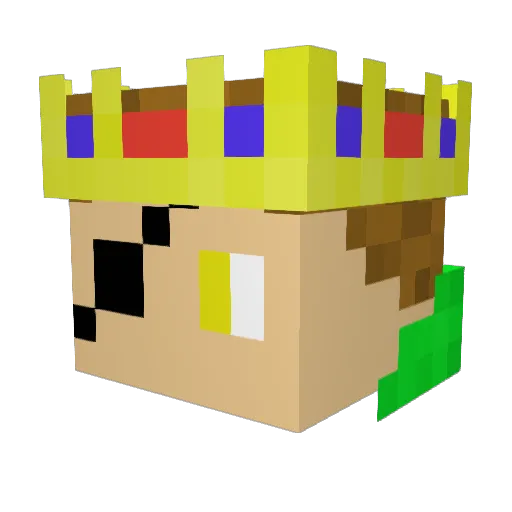 Crazyman15122011 Minecraft avatar head, 3D render