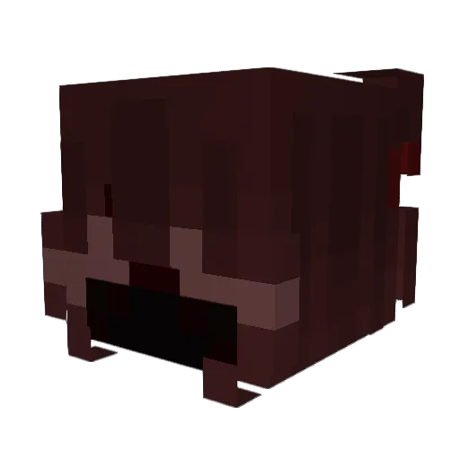 Crazymick Minecraft avatar head, 3D render