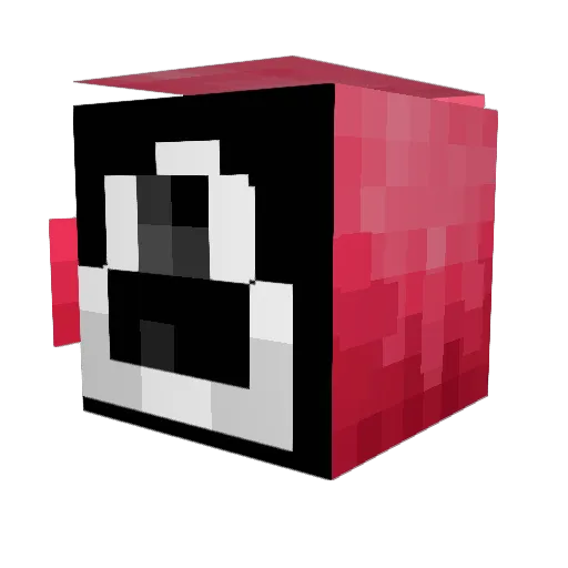 Crazymum82 Minecraft avatar head, 3D render