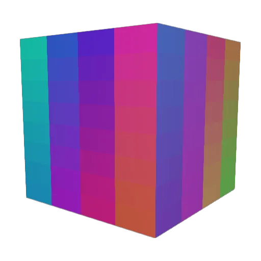 CrazypigU Minecraft avatar head, 3D render