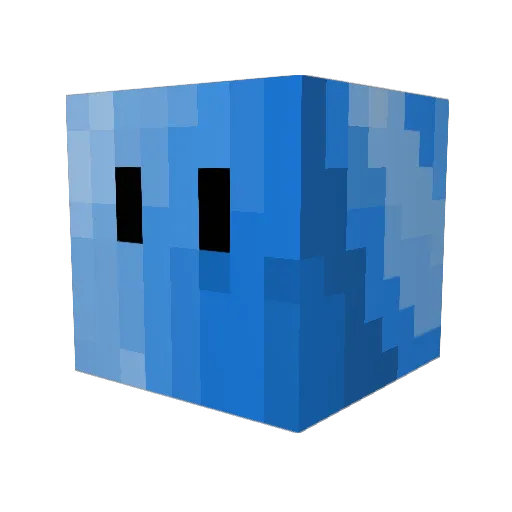 Crazyz0mbee Minecraft avatar head, 3D render