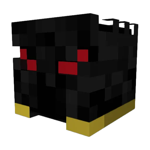 CrazzenMega Minecraft avatar head, 3D render
