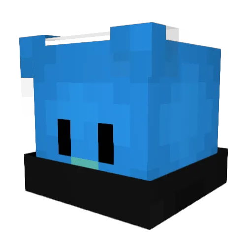 CrazzyShiny_Lp Minecraft avatar head, 3D render