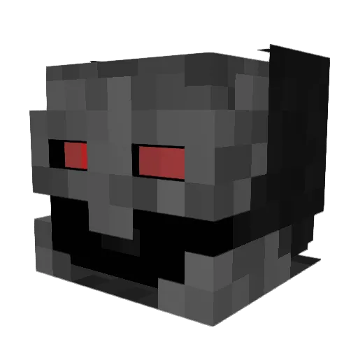 CrckPipeLover Minecraft avatar head, 3D render