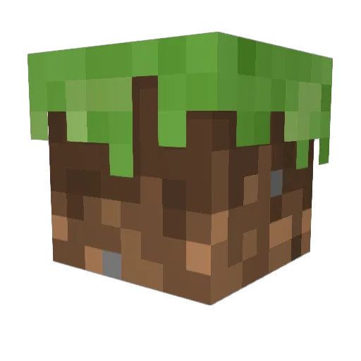 Creafus Minecraft avatar head, 3D render