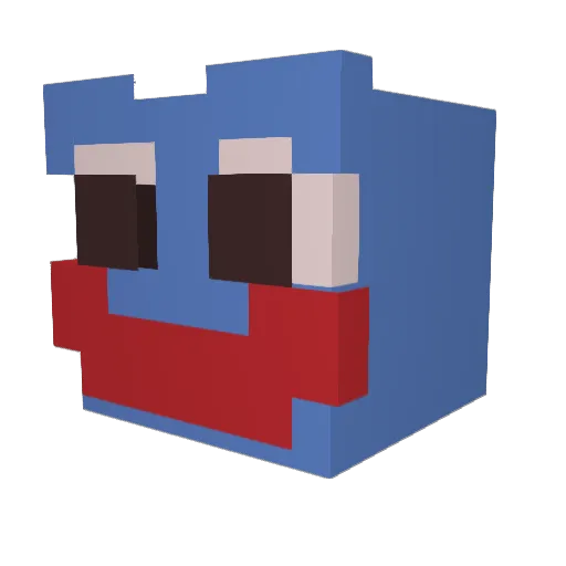 Cream_Cheesee Minecraft avatar head, 3D render