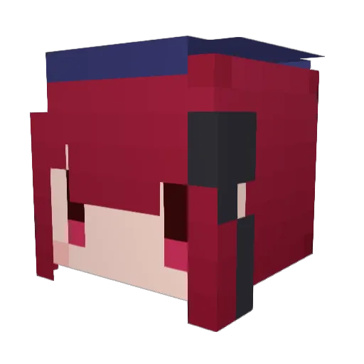 Cream_soda121 Minecraft avatar head, 3D render