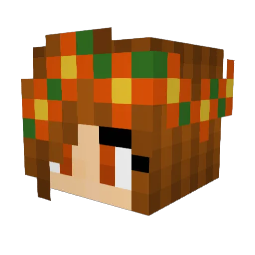 Creampie_vs_Face Minecraft avatar head, 3D render