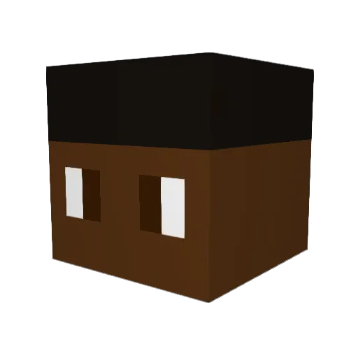 CreamyEdBoy Minecraft avatar head, 3D render