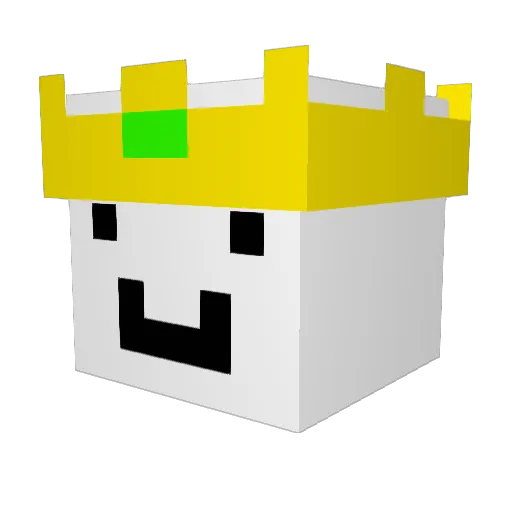Creamy_3 Minecraft avatar head, 3D render