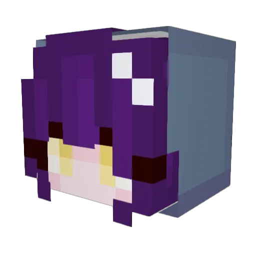 Creamy_XP Minecraft avatar head, 3D render