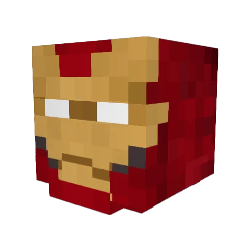 Creamz57 Minecraft avatar head, 3D render