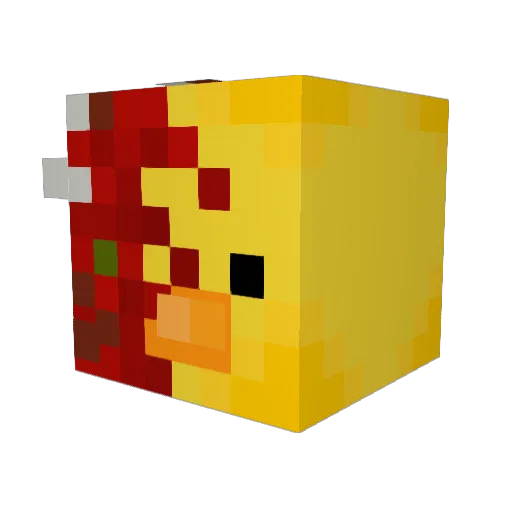 CreanthorMC Minecraft avatar head, 3D render