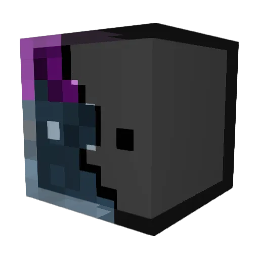 CreapKilla Minecraft avatar head, 3D render
