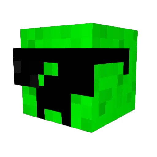 Creapman2004 Minecraft avatar head, 3D render